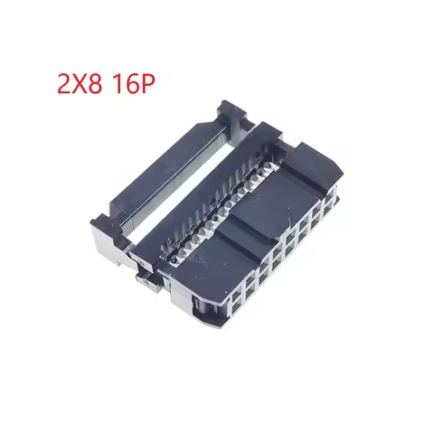 100 Pcs 0.100" 2.54mm 16 Pin Dual Row IDC Connector 2 Rows 16 Position Rectangular Female Socket Rec
