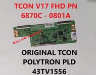 TCON POLYTRON PLD43TV1556 TCON T CON TICON TIKON LED TV POLYTRON 43TV1556