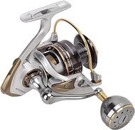 Metal spinning reel, 5.2:1 gear ratio Spinning reel Powerful, light, smooth salt and fresh water