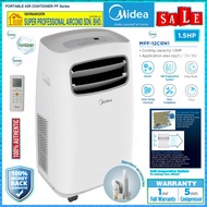 Midea 1.5hp Portable Air Conditioner MPF-12CRN1 ((ionizer)) Portable Aircond with Wireless Remote Controller