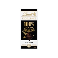 Lindt EXCELLENCE 100% Cacao Dark Chocolate 50g
