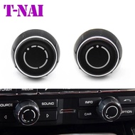 Car Central Console Audio Volume Radio Knob Cover CD Multi-Media Control Switch Button For Porsche 7