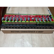 kit Aktif Crossover  4way sub + box paket komplit