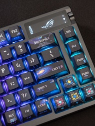 PIIFOX OEM Mechanical Keyboard Keycap Side Print Transmittance Keycap Universe Interslar Keycap Ther