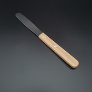Dental Mixing Spatula Stainless Steel Spatula with Wooden Handle Dental Lab Tools