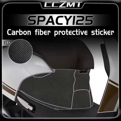 For HONDA SPACY125 Spacy 125 2024 Motorcycle 3D Carbon Fiber film Protective Stickers Modified Acces
