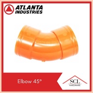 ☩ ◎ ❧ ATLANTA PVC Orange Pipe Fittings (Elbow, Wye, Tee, Cleanout Plug) 2"