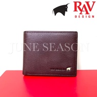 RAV Short Wallet Purse Male Female 100% Original Genuine Leather (YRW331 YRW356 YRW367 YRW374)