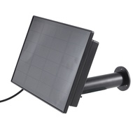 (BIGY) 4W Solar Panel Output 5V Solar Cells Charge Built-in 18650 Battery for Outdoor Security Camer
