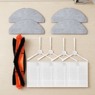 Complete Parts Kit for Xiaomi S20/D106: 1 Roller Brush 4 Edge Brushes 4 Filters 4 Mop Cloths Kit Ala