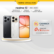 realme 15T (8+256GB) | 50 MP Front & Rear AI Cameras | 7000mAh Titan Battery | 4000nit 4R Comfort+ A