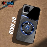 HP Casing VIVO V20 Softcase VIVO V2025 V2024 Glossy Case Shiny Glass Casing Protective Mobile Phone 