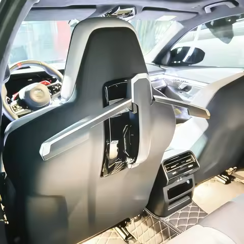 Car Coat Hanger Clothes Rack For BMW i5 i7 IX 740 5 Series 2023-2026 Suit Stand Bag Hook For Xiaomi