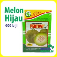 Benih Melon Hijau Pertiwi 600 biji unggul bibit hidroponik hydroponik