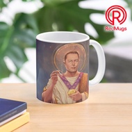 Saint Elon of Musk Coffee Mug, Elon Musk Original Religious Painting Classic Mug