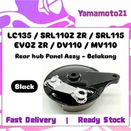 LC135 SRL110Z SRL110ZR SRL Z ZR SRL115 EVOZ EVOZR DV110 MV110 Rear Hub Panel Assy Set Belakang Brake