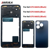 Back Battery Cover Rear Case Middle Frame Panel Replacement For Itel A70 A665L