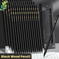 DUCKIHOGAN 10/30PCS Sketch Pencil, HB 2B Black Wood Graphite Pencil, High Quality Black Lead HB/2B P