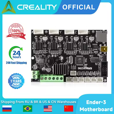 Creality Ender-3 3D Printer V4.2.7/V2.4/V1.1 Silent Motherboard Upgrade 32 Bit Mainboard for Ender3/