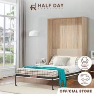 Halfday - Automatic Rollover Folding Invisible Bed | Hidden Wall Bed | Murphy Bed Hardware with Remo
