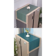 Side Waterproof Roll Anti-Glaze Open Door Double Door Single Gray Refrigerator Cover Cloth Pineapple