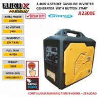 EUROX GOLD JI2300E Gasoline Inverter Generator (Battery Starter) 2200 Watt