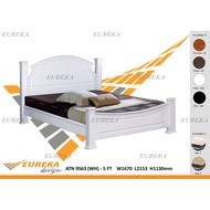 EUREKA 63 Queen/King Bed Frame / Katil Kayu Wood (Deliver &amp; Installation Klang Valley)