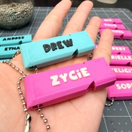 Whistle keychain PERSONALIZED
