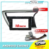 Perodua Myvi 2018 - 2023 Dashboard Audio Android Player Radio FM Casing Frame Free Wiring