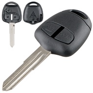 2 Buttons Car Remote Key Fob Case Shell with MIT8 Blade Fit for Mitsubishi
