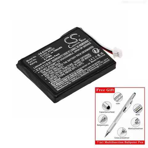 Media Player Battery EC003, EC007 for Apple iPOD Mini 4GB, 6G, M9802, M9806, M9803, M9807, M9804, M9