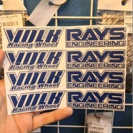 Sticker Rim RAYS 1 Set (4tayar)