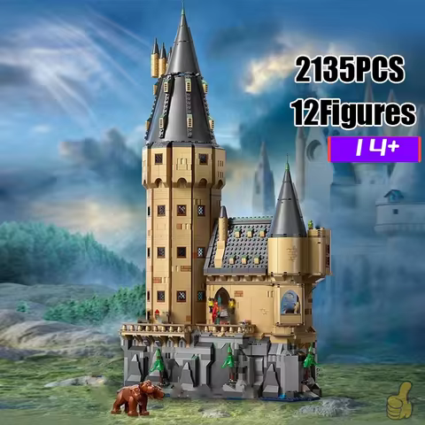 In stock street view series 2135pcs school 76454 castle model building blocks children's educational