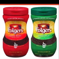 ▊ ✙✷ ◺ ▷ ♞FOLGER'S CLASSIC ROAST/DECAF COFFEE 8 oz