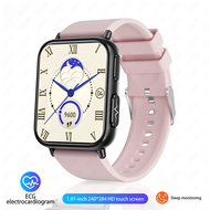 2024 New Blood Glucose Health ECG+PPG Smartwatch Ladies Blood Fitness Band IP68 Waterproof Sport Smart Watch For Men