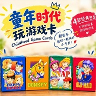 (Childhood Game) Snap, Old Maid, Donkey, Happy Family Traditional Playing Card Game
