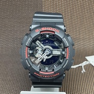 Casio G-Shock GA-110HR-1A Black &amp; Red Series Standard Analog Digital Men's Watch