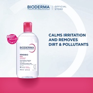 Bioderma Sensibio H2O Soothing Micellar Water (Facial Non-Rinse Cleanser for Sensitive Skin) 500ml