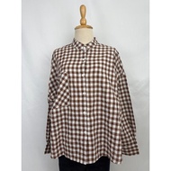 DRIAS BAJU NONA CHENGDU GINGHAM  BLOUSE