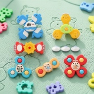 Fun Cartoon Suction Cup Spinner - Sensory Fidget Toy for Bath & Playtime, 0-3 Years