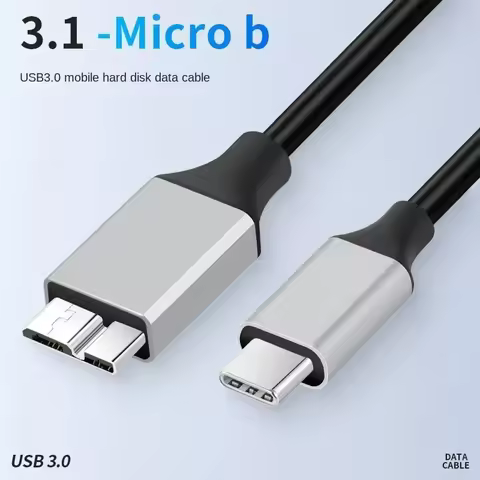 Type USB C To Micro B Cable 10Gbps Fast Data External Hard Drive Disk Cable for SSD HDD PC MacBook P