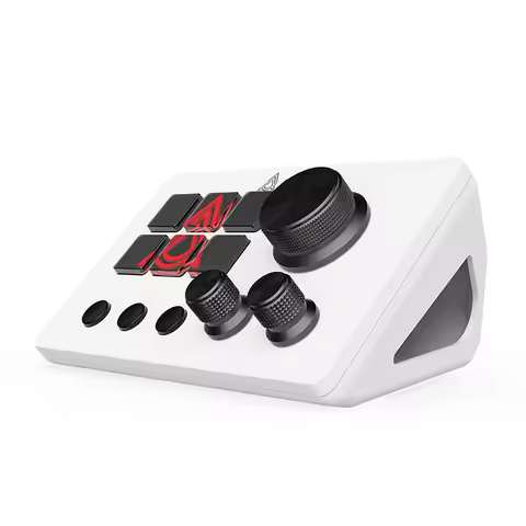 Ajazz AKP03E Desktop Auxiliary Console Panel Controller, Programmable Macro Customizable Mini Keyboa