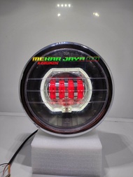 Batok Lampu Depan Ninja SS Ninja r Custume Daymaker Billed BILET 4 lensa PNP