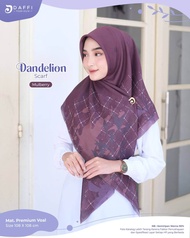 Segiempat DANDELION Scarf Premium Voal Daffi Hijab