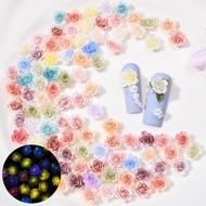 MAWAR (20pcs) H127 Acc 3D Rose Flower Nails GID | Nail Accessories Rose Flower Nail Decoration Rose 
