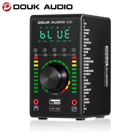 Douk Audio Mini Digital Amplifier COAX / OPT Integrated Bluetooth 5.0 Amp Home/Car/Marine Audio Amp 
