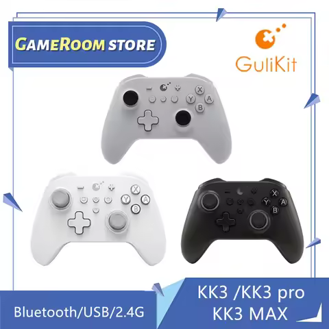 GuliKit KK3 /kk3 pro/kk3 MAX Wireless Controller TMR Joysticks Triggers KingKong Gamepad For Nintend