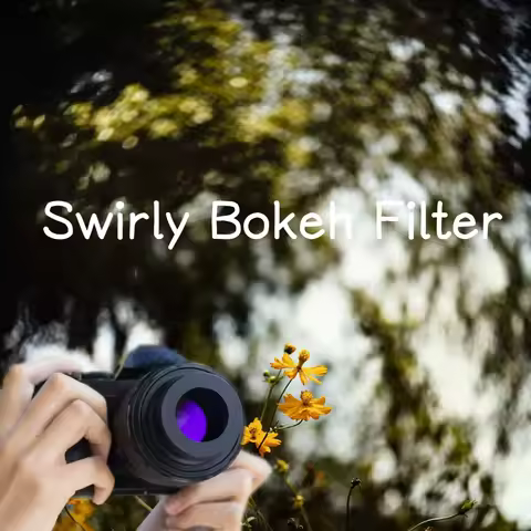 Swirly Bokeh Effect Lens Filter Simulate Petzval Style Vortex Swirl Bokeh Creative Photography Attac