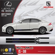 👍👍 LEXUS IS 300h CAR BODY STICKER SET IS - 08