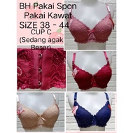 3 Heel BRA with Sponge (F357/ F358) Use Wire Cup C (medium to a bit big) Girls' BRA SIZE 38 - 44 Und